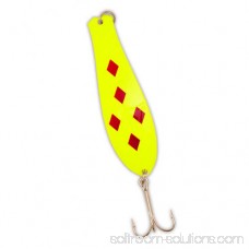 Doctor Spoon Doctor Ice Series 3/16 oz 1-1/4 Long-Yellow/Red 5 of Diamonds 555225805